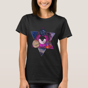 Camiseta Mística de Triângulo Geométrico Sagrada