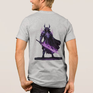 Camiseta Mística do Guerreiro Samurai — Arco Roxo 