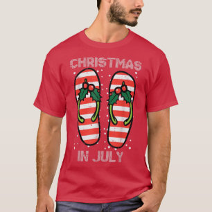 Camiseta MistletoChinelos Natal Em Jully Summer Xma