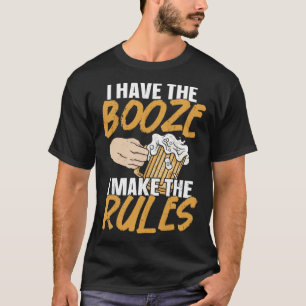 Camiseta Mistologista De Barman Eu Tenho O Booze Eu Faço O 