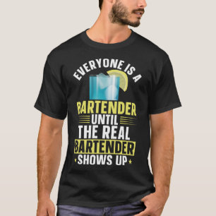 Camiseta Mistologista De Barman Todo Mundo É Um Barman Até 