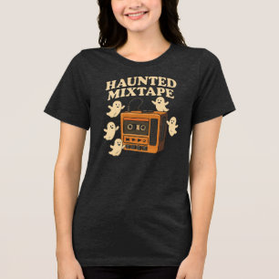 Camiseta Mistura assombrada "Halloween Spooky Ghost Design"