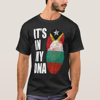 Camiseta Mistura Búlgara e Timorense de DNA Bandeira Heranç