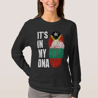 Camiseta Mistura Búlgara e Timorense de DNA Bandeira Heranç