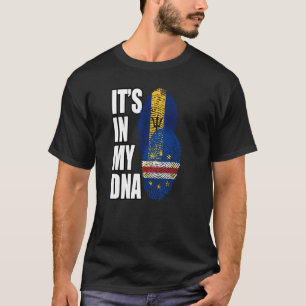 Camiseta Mistura Cabo-Verdiana e Barbadiana DNA Bandeira Pa