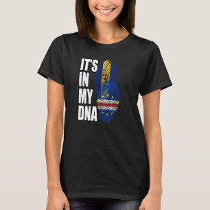 Camiseta Mistura Cabo-Verdiana e Barbadiana DNA Bandeira Pa