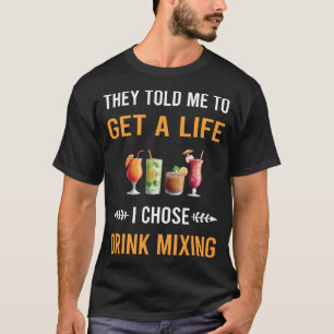 Camiseta Mistura de Bebidas Mixologista Mixologia Bartendin