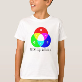 Camiseta mistura de cores