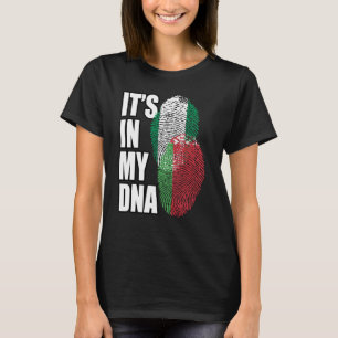 Camiseta Mistura de DNA Bielorrusso e Nigeriano Bandeira Pa