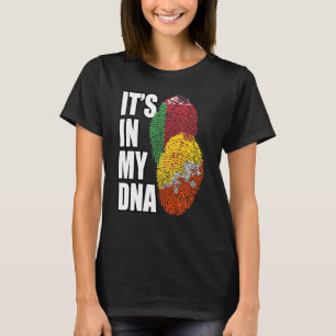 Camiseta Mistura de DNA da Bandeira do Patrimônio Bielorrus