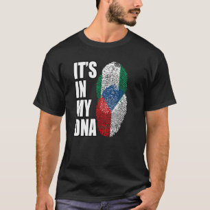 Camiseta Mistura de DNA da Bandeira Nigeriana e Tcheca Patr