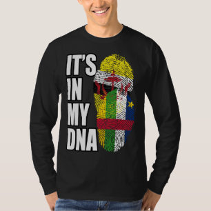 Camiseta Mistura de DNA de Brunei e África Central Bandeira