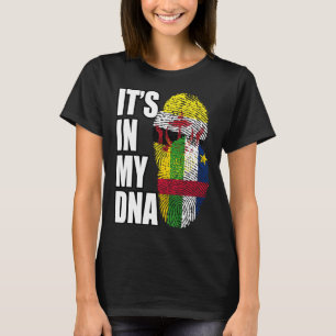 Camiseta Mistura de DNA de Brunei e África Central Bandeira