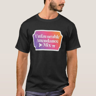 Camiseta Mistura de frequência desfavorável para crianças