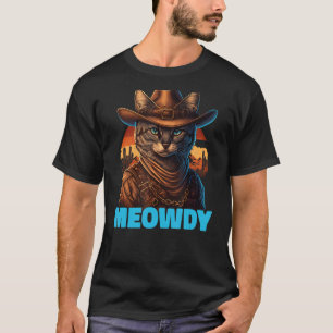 Camiseta Mistura De Meowdy De Meow E Howdy Música Country