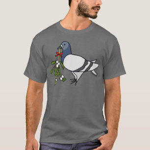 Camiseta Mistura de Natal Fred, o Pombo