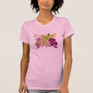 Camiseta Mistura do hemerocallis