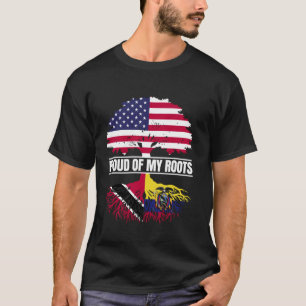 Camiseta Mistura equatoriana trinidadiana Orgulhosa de Raíz