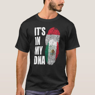 Camiseta Mistura Húngara e Mexicana DNA Bandeira Herança