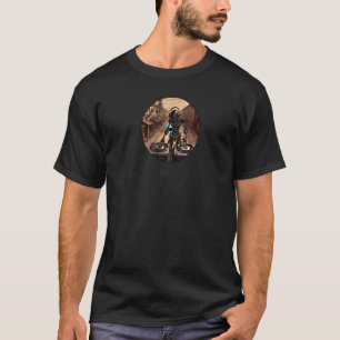 Camiseta Mistura Robô DJ Steampunk em Turntables