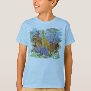 Camiseta Mistura variada de Origami