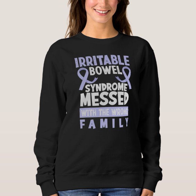 Camiseta Misturado com Síndrome de Bowel Irritável da Famíl (Frente)