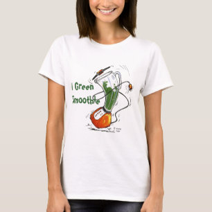 Camiseta Misturador da dança - Smoothie verde de I