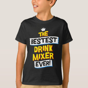Camiseta Misturador de Bebidas Trabalho Ocupação Citação En