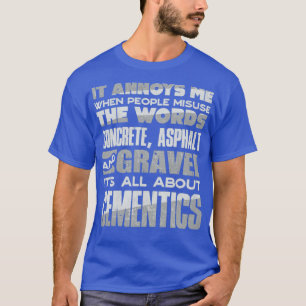 Camiseta Misturador De Concreto De Finalizador De Concreto
