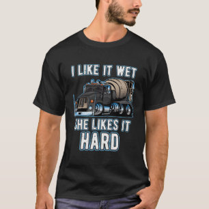 Camiseta Misturador de Concreto Engraçado - Misturador de C