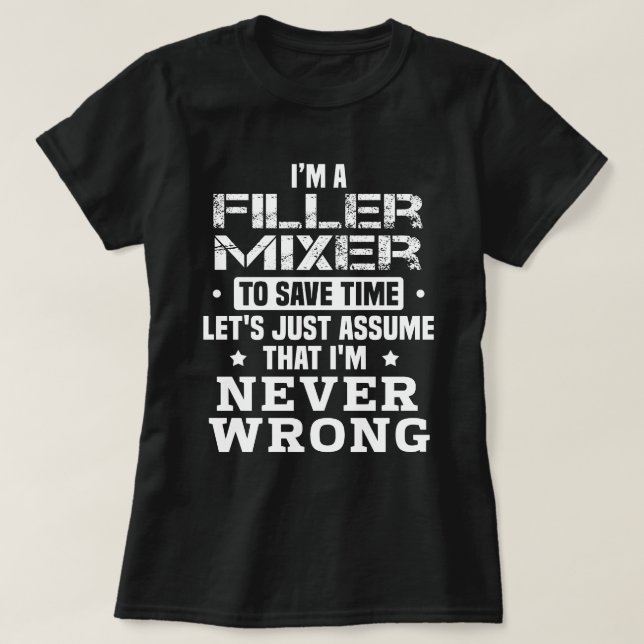 Camiseta Misturador de preenchimento (Frente do Design)