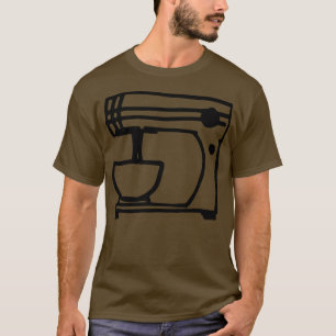 Camiseta Misturador Desenhado Mão