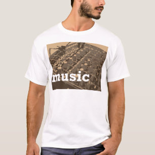 Camiseta Misturador do estúdio da música