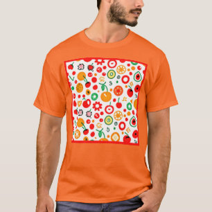 Camiseta Misturas de Padrões de Fruta. Comprar Agora