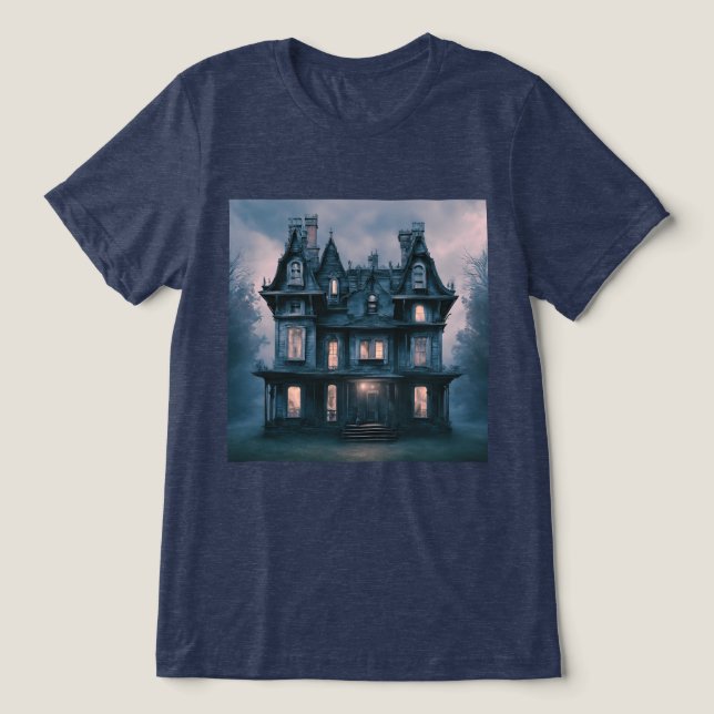 Camiseta Misty Haunted House (Design frontal)