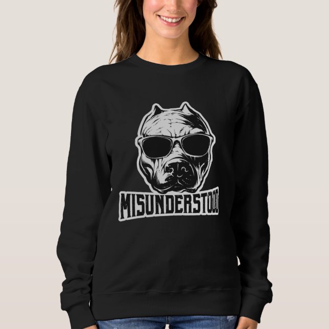 Camiseta Misunderstood Pitbull with Sunglasses Pittie (Frente)