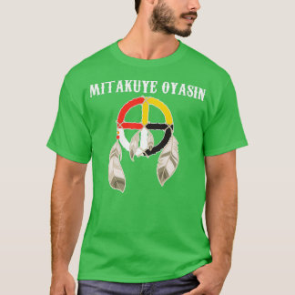 Camiseta Mitakuye Oyasin Medicine Wheel Oglala Lakota Sioux