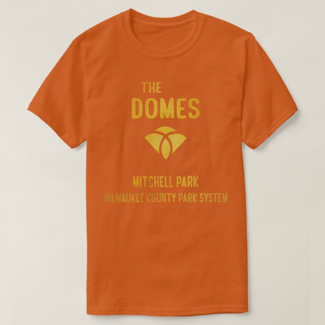 Camiseta Mitchell Domes - Sinal Mitchell Park Milwaukee WI  (Frente do Design)