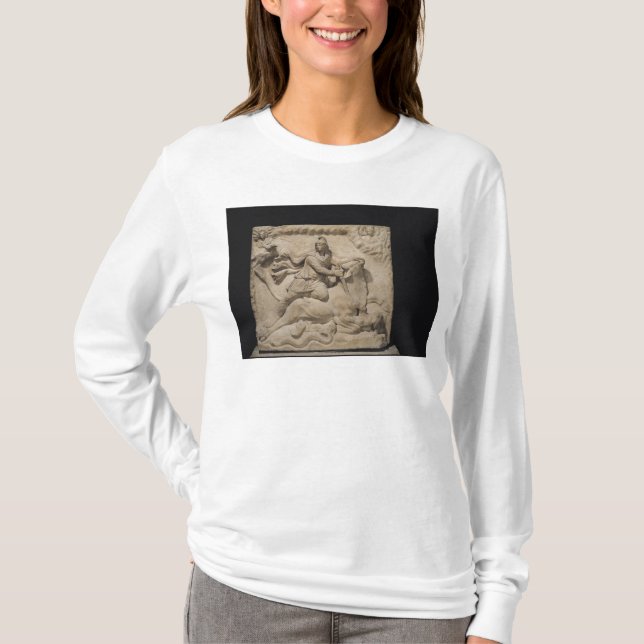 Camiseta Mithras que sacrifica a Bull, ò-ó século (Frente)