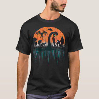 Camiseta Mítica Loch Ness Bigfoot Mothman Aliens Engraçada