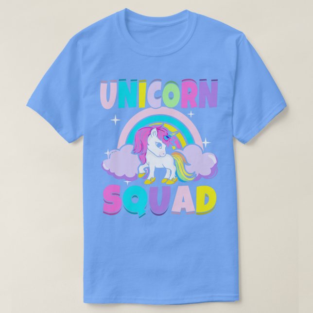 Camiseta Mítica Mágica de Pastel ao Esquadrão Unicórnio Bon (Frente do Design)