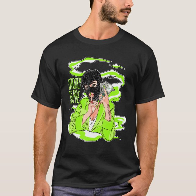 Camiseta Mitm Graphic Tee Match Jordan 6 Elétrico Verde (Frente)