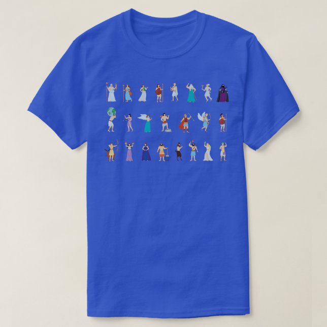Camiseta Mito grego Deuses gregos antigos e mitos 2 (Frente do Design)