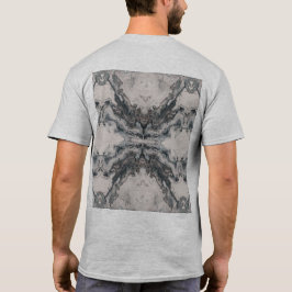 Camiseta Mito Nasce da Pedra – Paisagem Escura Simétrica