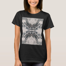 Camiseta Mito Nasce da Pedra – Paisagem Escura Simétrica