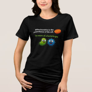 Camiseta Mitocôndrias Bactérias Central Elétrica