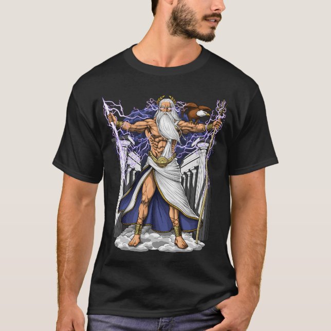 Camiseta Mitologia Grega Antiga Deus Zeus (Frente)