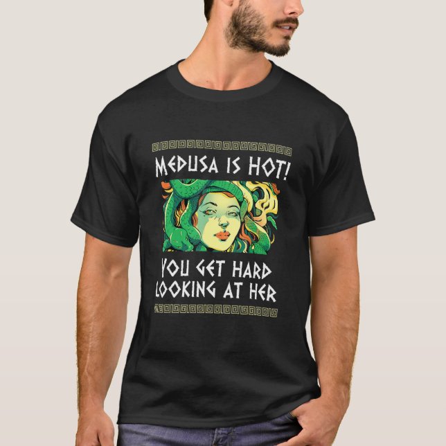 Camiseta Mitologia grega antiga e Monstros Gregos Medusa (Frente)