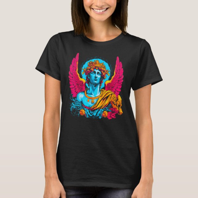 Camiseta mitologia grega Deus da velocidade (Frente)
