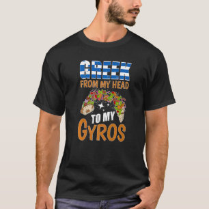 Camiseta Mitologia Grega Grego Da Minha Cabeça Ao Meu Gyros
